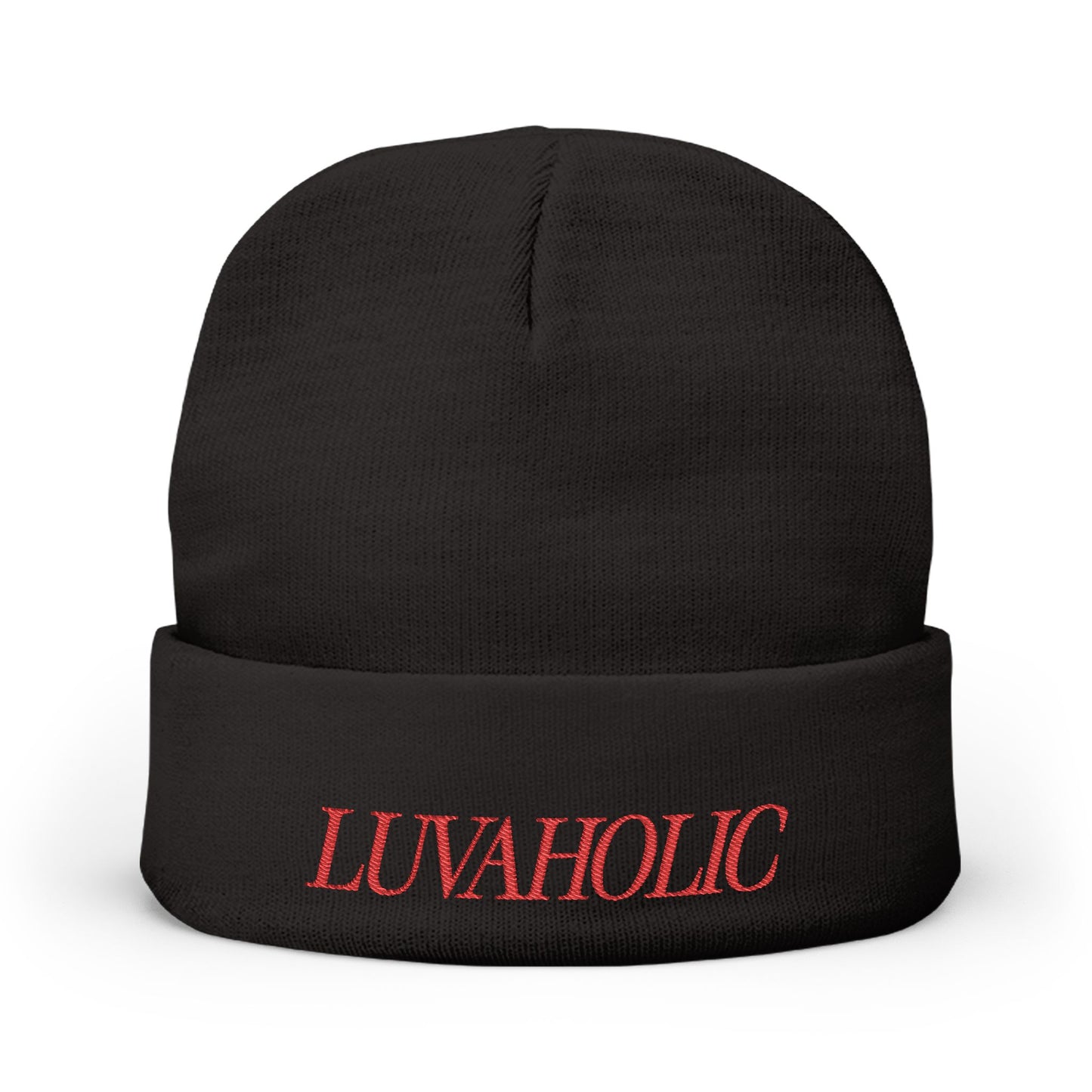 Luvaholic Embroidered Knit Beanie